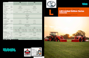 Трактори 4WD (задвиждане на четирите колела) Kubota L3560HSTC-LE