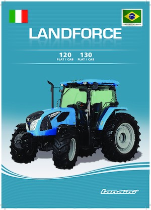 Трактори 4WD (задвиждане на четирите колела) Landini Landforce 120 