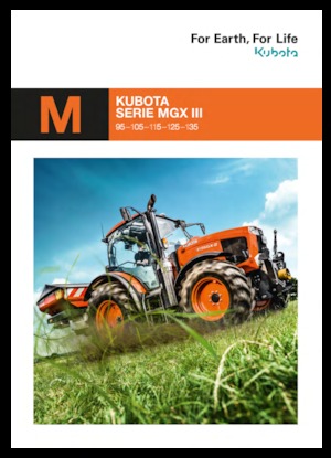 Трактори 4WD (задвиждане на четирите колела) Kubota M 125 GX III