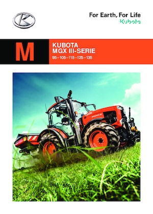 Трактори 4WD (задвиждане на четирите колела) Kubota M 125 GX III