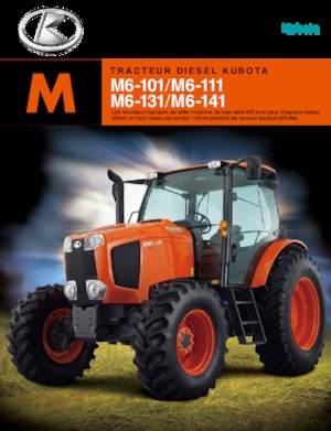 Трактори 4WD (задвиждане на четирите колела) Kubota M 6-141