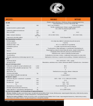 Трактори 4WD (задвиждане на четирите колела) Kubota M 7060