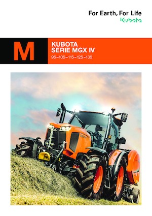 Трактори 4WD (задвиждане на четирите колела) Kubota M125GX-IV