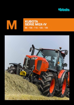 Трактори 4WD (задвиждане на четирите колела) Kubota M125GX-IV