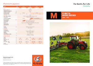 Трактори 4WD (задвиждане на четирите колела) Kubota M4062