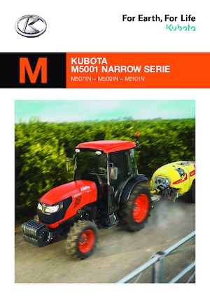 Трактори 4WD (задвиждане на четирите колела) Kubota M5101N
