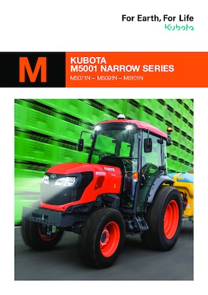 Трактори 4WD (задвиждане на четирите колела) Kubota M5101N