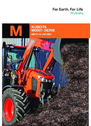 Трактори 4WD (задвиждане на четирите колела) Kubota M6121