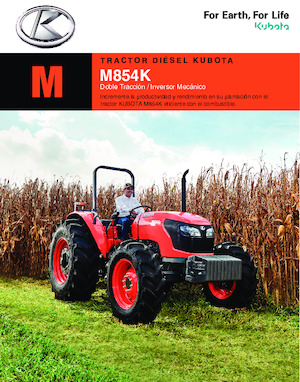 Трактори 4WD (задвиждане на четирите колела) Kubota M854K