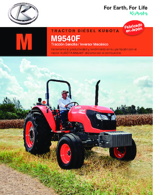 Трактори 4WD (задвиждане на четирите колела) Kubota M9540F