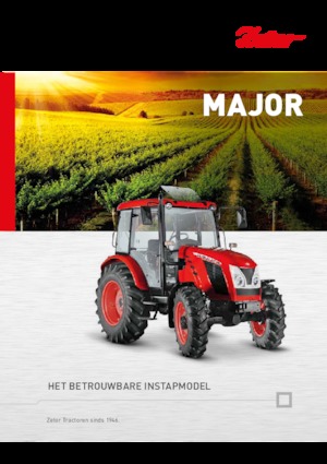 Трактори 4WD (задвиждане на четирите колела) Zetor Major CL 80