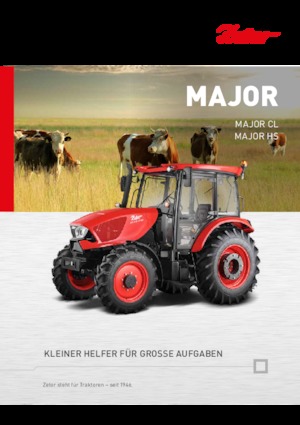 Трактори 4WD (задвиждане на четирите колела) Zetor Major HS 80