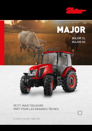 Трактори 4WD (задвиждане на четирите колела) Zetor Major HS 80