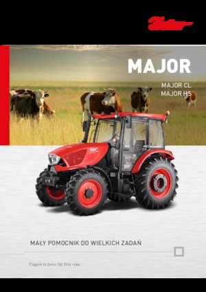 Трактори 4WD (задвиждане на четирите колела) Zetor Major HS 80