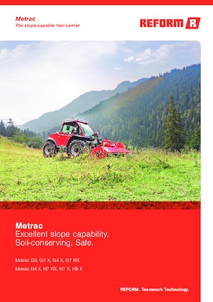 Трактори 4WD (задвиждане на четирите колела) Reform Werke Metrac H 7 RX