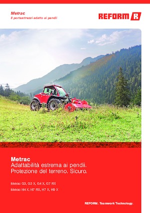 Трактори 4WD (задвиждане на четирите колела) Reform Werke Metrac H 7 RX