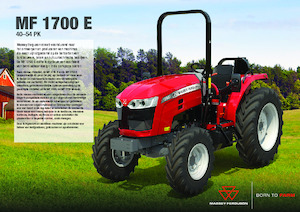 Трактори 4WD (задвиждане на четирите колела) Massey Ferguson MF 1740 E MP