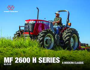Трактори 4WD (задвиждане на четирите колела) Massey Ferguson MF 2605 H