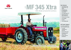 Трактори 4WD (задвиждане на четирите колела) Massey Ferguson MF 345 Xtra
