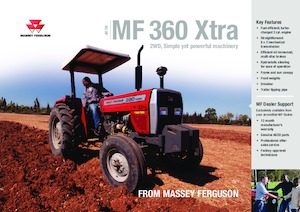 Трактори 4WD (задвиждане на четирите колела) Massey Ferguson MF 360 Xtra