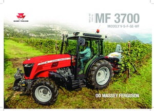 Трактори 4WD (задвиждане на четирите колела) Massey Ferguson MF 3709 F