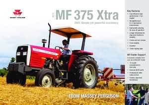 Трактори 4WD (задвиждане на четирите колела) Massey Ferguson MF 375 Xtra