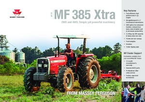 Трактори 4WD (задвиждане на четирите колела) Massey Ferguson MF 385 Xtra