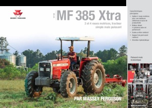 Трактори 4WD (задвиждане на четирите колела) Massey Ferguson MF 385 Xtra