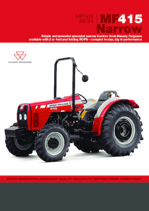 Трактори 4WD (задвиждане на четирите колела) Massey Ferguson MF 415