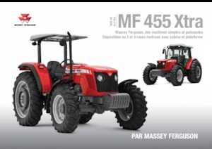 Трактори 4WD (задвиждане на четирите колела) Massey Ferguson MF 455 Xtra