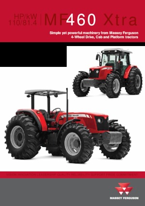 Трактори 4WD (задвиждане на четирите колела) Massey Ferguson MF 460 Xtra