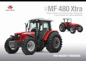 Трактори 4WD (задвиждане на четирите колела) Massey Ferguson MF 480 Xtra