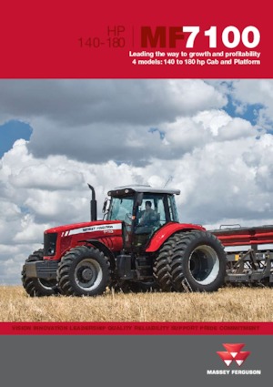 Трактори 4WD (задвиждане на четирите колела) Massey Ferguson MF 7180 