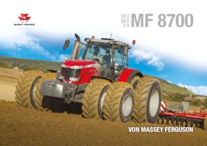 Трактори 4WD (задвиждане на четирите колела) Massey Ferguson MF 8740 S