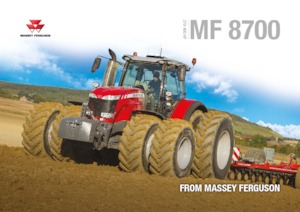 Трактори 4WD (задвиждане на четирите колела) Massey Ferguson MF 8740 S