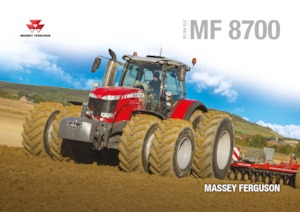 Трактори 4WD (задвиждане на четирите колела) Massey Ferguson MF 8740 S