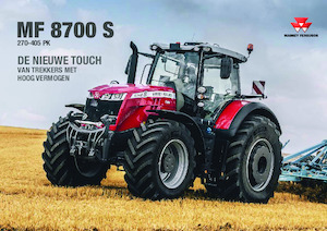 Трактори 4WD (задвиждане на четирите колела) Massey Ferguson MF 8730 S 