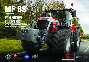 Трактори 4WD (задвиждане на четирите колела) Massey Ferguson MF 8S.305 