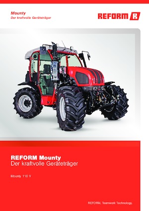 Трактори 4WD (задвиждане на четирите колела) Reform Werke Mounty 110 V