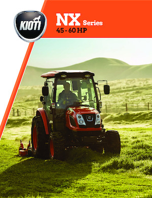 Трактори 4WD (задвиждане на четирите колела) Kioti NX4510 HST