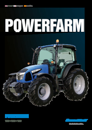 Трактори 4WD (задвиждане на четирите колела) Landini Powerfarm 110