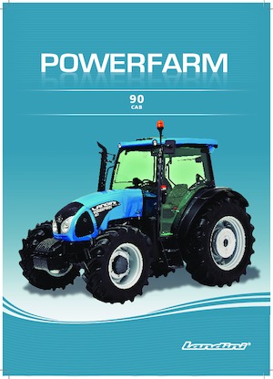 Трактори 4WD (задвиждане на четирите колела) Landini Powerfarm 90
