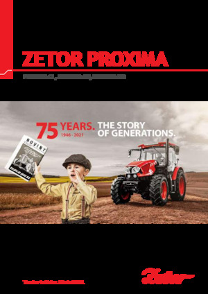 Трактори 4WD (задвиждане на четирите колела) Zetor Proxima CL 110