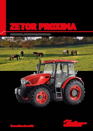 Трактори 4WD (задвиждане на четирите колела) Zetor Proxima GP 110