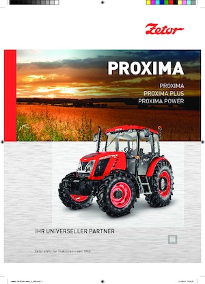 Трактори 4WD (задвиждане на четирите колела) Zetor Proxima Plus 90