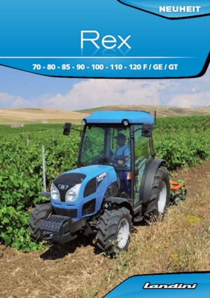 Трактори 4WD (задвиждане на четирите колела) Landini Rex 110GE