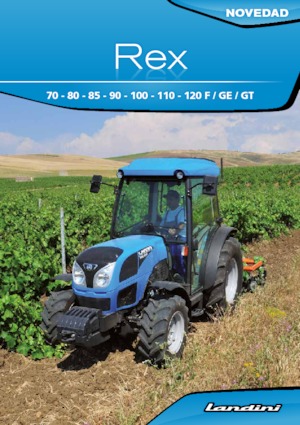 Трактори 4WD (задвиждане на четирите колела) Landini Rex 120GE