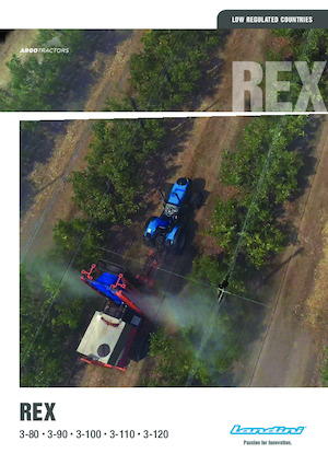 Трактори 4WD (задвиждане на четирите колела) Landini Rex 3-100 G 