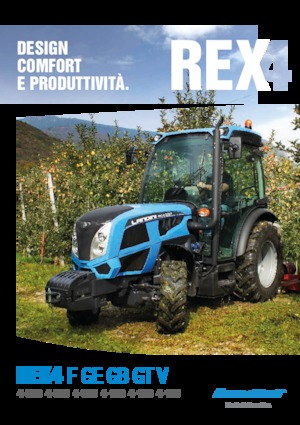 Трактори 4WD (задвиждане на четирите колела) Landini Rex DT 4-110GE