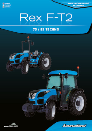 Трактори 4WD (задвиждане на четирите колела) Landini Rex 75 F Techno